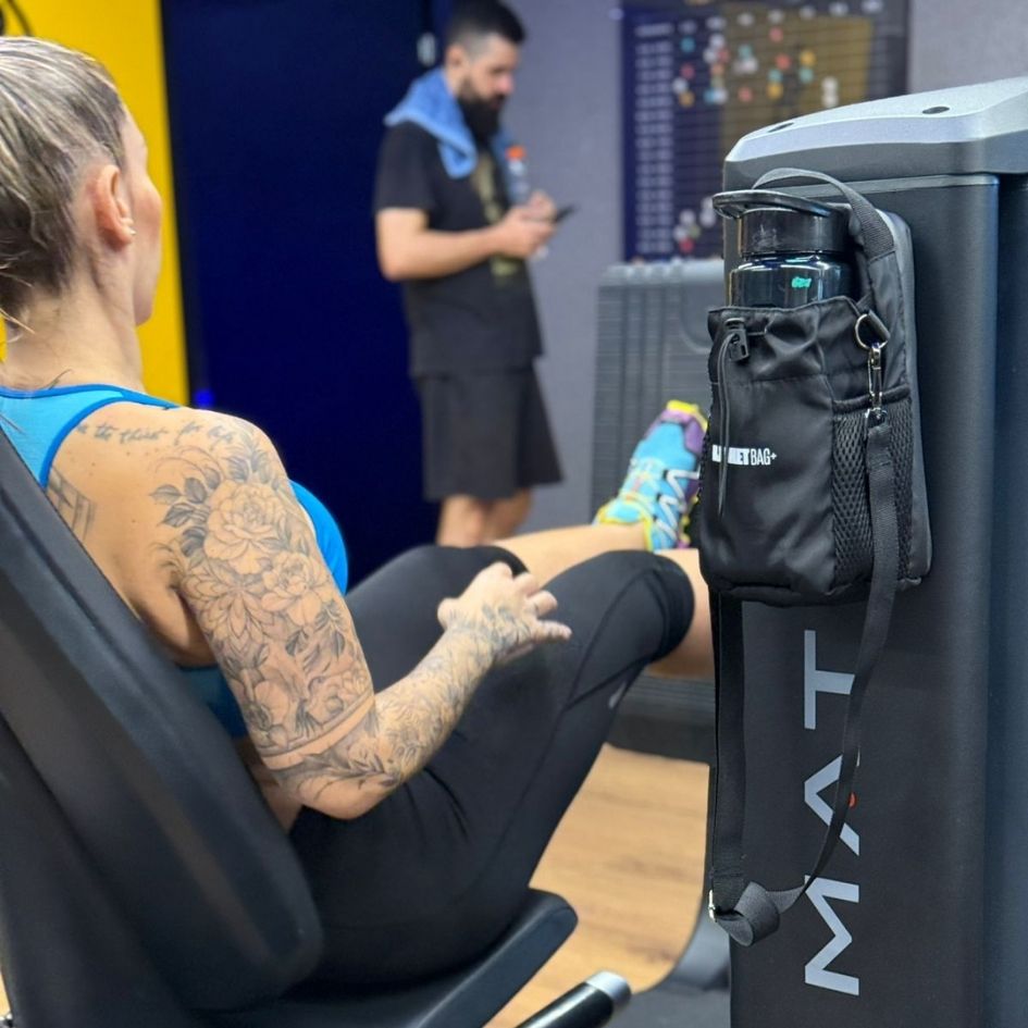 Bolso magnético vista frontal